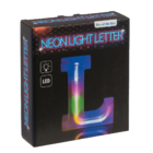 Neon Light Letter, L, Height: 16 cm, for