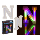 Neon Light Letter, N, Height: 16 cm, for