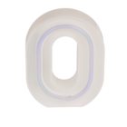 Neon Light Letter, O, Height: 16 cm, for