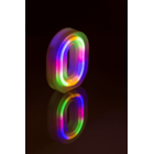 Neon Light Letter, O, Height: 16 cm, for