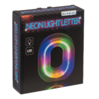 Neon Light Letter, O, Height: 16 cm, for