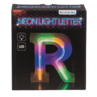 Neon Light Letter, R, Height: 16 cm, for