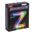 Neon Light Letter, Z , Height: 16 cm, for