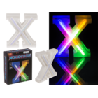 Neon Light Letter,X , Altura: 16 cm, para