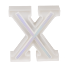 Neon Light Letter,X , Altura: 16 cm, para