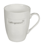 New bone china mug, Lieblingsmensch,