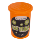 Noisy slime in plastic tin,