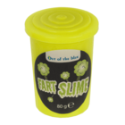 Noisy slime in plastic tin,