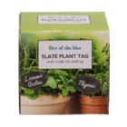 Oval plant tag for sticking,