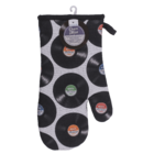 Oven mitt, vinyl records, 17 x 32 cm,