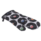 Oven mitt, vinyl records, 17 x 32 cm,