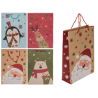 Paper gift bag, Christmas friends,