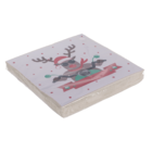 Paper napkins, Biking Santa Deer,