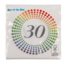 Paper napkins, Birthday - 30,