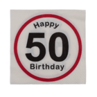 Paper napkins, Happy Birthday - 50,