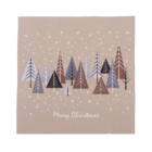 Paper napkins, Snowy forest,