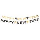 Papier-Girlande, Happy New Year,