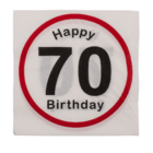 Papier-Servietten, Happy Birthday - 70,