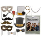 Party photo accessories on stick,