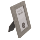Pastel coloured plastic photo frame in wooden,