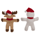 Peluche de Noël avec aimant, 15 cm