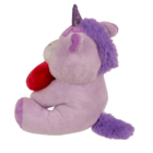 Peluche unicornio, con corazón