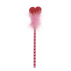 Pencil with eraser, Fluffy Heart,
