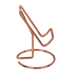 Phone holder, Rose gold, approx. 10 x 8 cm,