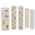 Pillar candle, advent candle 1-24,