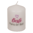 Pillar candle, Beste Mama der Welt,