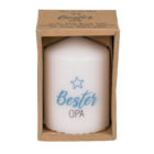 Pillar candle, Bester Opa,