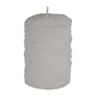Pillar candle, with glitter,