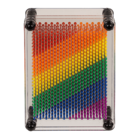 Pin Art, Rainbow, Pride, ca. 12 x 9 cm,
