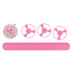 Pink Spinning Top-Bracelet, ca. 21,5 cm,