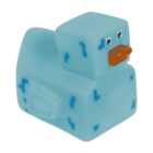 Pixelated squeaking duck, 6 x 5,5 cm,