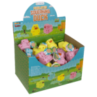 Pixelated squeaking duck, 6 x 5,5 cm,