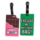 Plastic luggage tags, Fancy Collection,