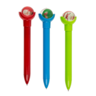 Plastic pen with bouncing ball, X-mas,