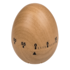 Plastic timer, Egg in wooden optic,