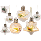 Plastic tree pendants, Christmas,