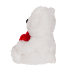 Plush bear with red heart, I love you,