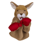 Plush Fighting Kangaroo, 19 x 12 cm,