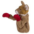 Plush Fighting Kangaroo, 19 x 12 cm,