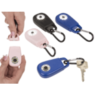 Pocket alarm with LED & snap hook,