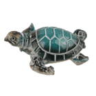 Polyresin decorative figurine, turtle, 5 x 2 cm,