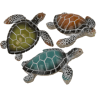 Polyresin decorative figurine, turtle, 8 x 2.5 cm,