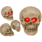Polyresin Skull with red LED eye,
