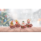 Polyresin snow globe, Christmas figurines,