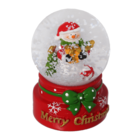 Polyresin snow globe, Christmasfigures,