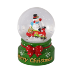Polyresin snow globe, Christmasfigures,